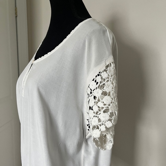 Vintage American Eagle Outfitters Top - Off White - Size M - Picture 4 of 15